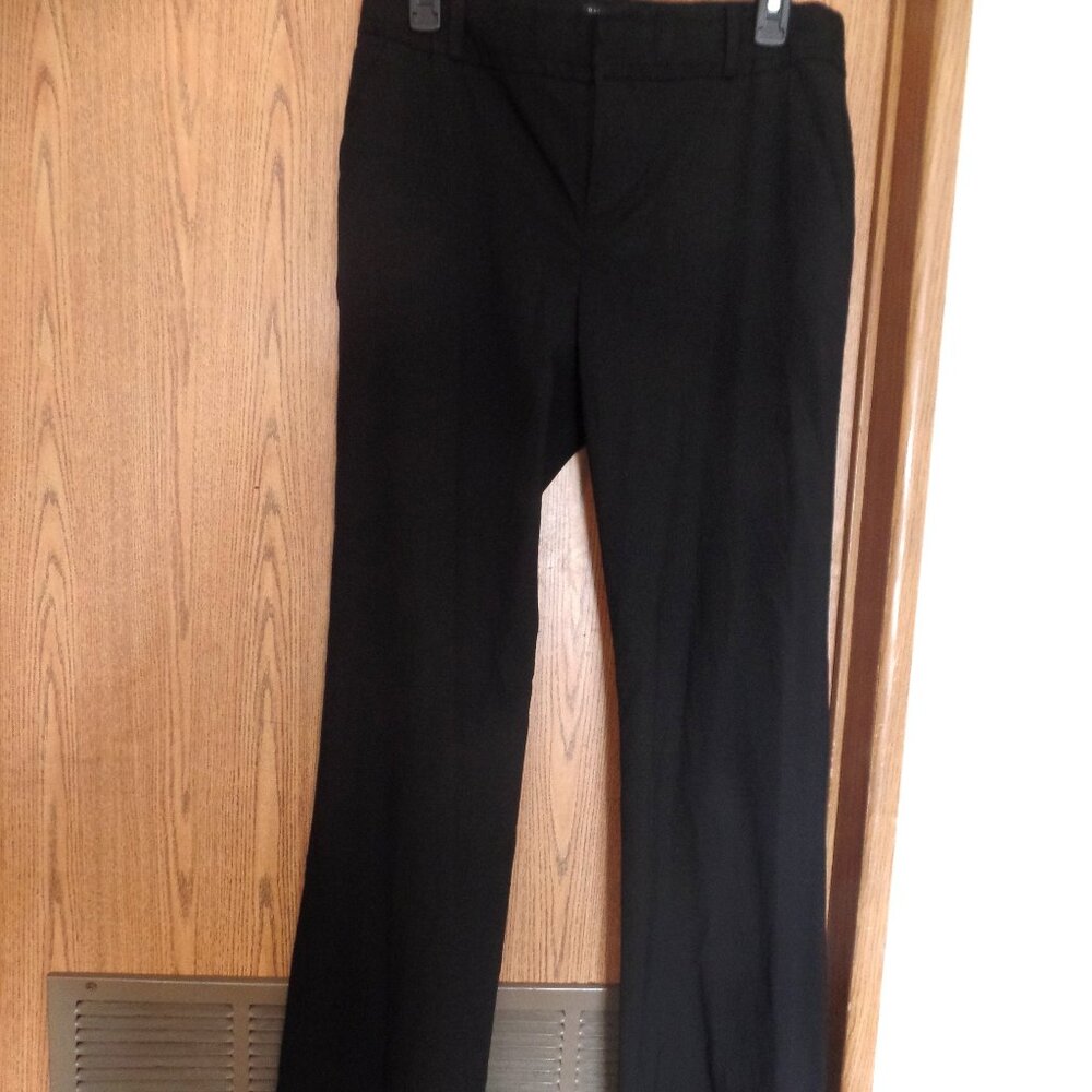 Banana Republic Women's Martin Fit Black Dress Pants, size 6R